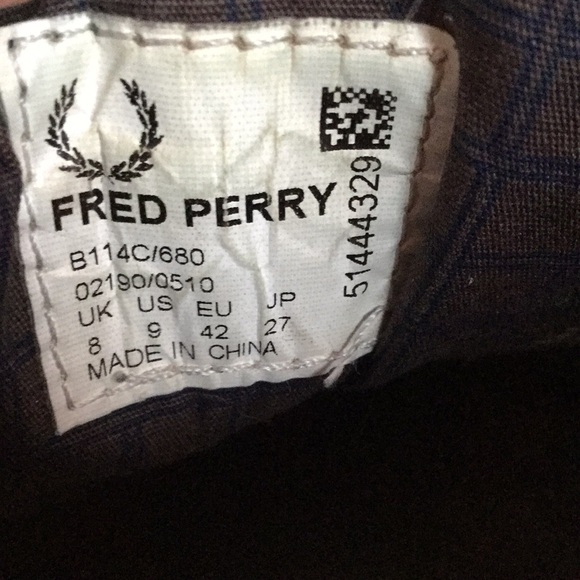 MENS FRED PERRY SHOES - Picture 6 of 6